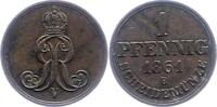 Braunschweig-Calenberg-Hannover Pfennig Georg V. 1851-1866. -
