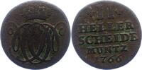Nassau-Diez-Oranien 2 Heller Wilhelm V. 1751-1806. -