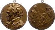 Personenmedaillen Bronzemedaille Goethe, Johann Wolfgang von *1749 Frankfurt, +1832. -