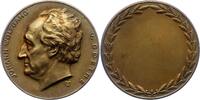 Personenmedaillen Bronzemedaille Goethe, Johann Wolfgang von *1749 Frankfurt, +1832. -