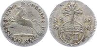 Braunschweig-Wolfenbüttel 6 Pfennig Karl I. 1735-1780. -