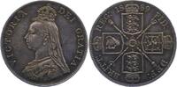 Großbritannien 2 Florin Victoria 1837-1901. -
