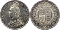 Großbritannien 1/2 Crown Victoria 1837-1901. -