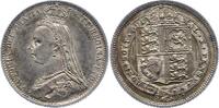 Großbritannien Sixpence Victoria 1837-1901. -