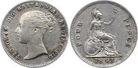 Großbritannien 4 Pence, Groat, Victoria 1837-1901. -