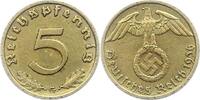 Drittes Reich 5 Pfennig 1936 G Sehr sch&ouml;n 85,00 EUR  Excl. 6,00 EUR Verzending