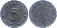 Drittes Reich 5 Reichspfennig 1944 A Vorz&uuml;glich 45,00 EUR  Excl. 6,00 EUR Verzending