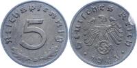 Drittes Reich 5 Reichspfennig 1943 D Fleck, sehr sch&ouml;n 145,00 EUR  Excl. 6,00 EUR Verzending