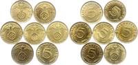 Drittes Reich 5 Pfennig 1938 A Sehr sch&ouml;n bis fast Stempelglanz 32,00 EUR  Excl. 6,00 EUR Verzending