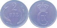 Dänemark 2 Öre 1 Christian IX. 1863-1906. -