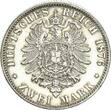 Württemberg 2 Mark 1876 F Karl 1864 - 1891 fast vorzüglich / vorzüglich