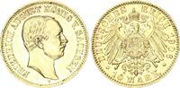 Sachsen 10 Mark 1906 E Friedrich August III. 1904 - 1918 freshly minted, almost mint