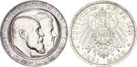 Württemberg 3 Mark 1911 F Wilhelm II. 1891 - 1918 Hochzeit Uncirculated, Brilliant Uncirculated