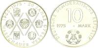 DDR 10 Mark Gedenkmünze Warschauer Vertrag, Exp. (Exportqualität) -