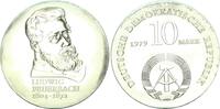DDR 10 Mark Gedenkmünze Ludwig Feuerbach -