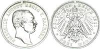 Sachsen 3 Mark Friedrich August III. 1904 - 1918 -