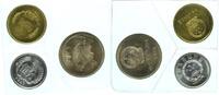 China Volksrepublik 1 Yuan, 5 Jiao, 5 Fen aus Kursmünzensatz, in original Folie verschweißt -
