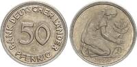 Bundesrepublik Deutschland 50 Pfennig Kursmünze Bank Deutscher Länder -