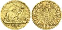 Deutsch-Ostafrika Elefant 15 Rupien 1916 T (Tabora) vorzüglich+/fast stempelglanz