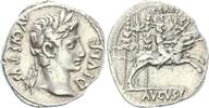 Römische Kaiserzeit Denar Augustus 30 v. Chr. - 14 n. Chr. -
