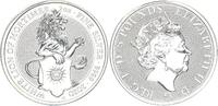 Großbritannien 5 Pounds Elizabeth II. 1952 - 2022 Queens Beasts - White Lion of Mortimer -