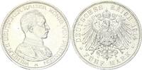Preußen 5 Mark 1914 A Wilhelm II. 1888 - 1918 in Uniform Extremly fine