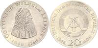 DDR 20 Mark Gedenkmünze Gottfried Wilhelm Leibniz -