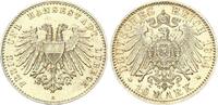Lübeck 10 Mark 1904 A Freie und Hansestadt freshly minted, almost mint