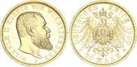 Württemberg 20 Mark 1900 F Wilhelm II. 1891 - 1918 vorzüglich / CH UNC aus Polierte Platte