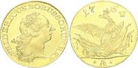 Friedrichs d or 1764 A (Berlin) Brandenburg-Preußen Friedrich II. der Große 1740 - 1786 mit alten Beschreibungszettel vorzüglich