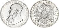 Sachsen-Meiningen 2 Mark 1902 D Georg II. 1866 - 1914 kurzer Bart Extremly fine
