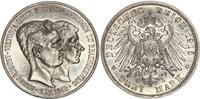 Braunschweig 3 Mark 1915 A Ernst August 1913 - 1916 ohne Lüneburg Choice Uncirculated