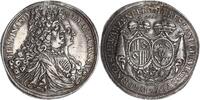Schwarzenberg Reichstaler 1696 Kremnitz Ferdinand Wilhelm Eusebius 1683 - 1703 auf seine Hochzeit mit Maria Anna very fine+