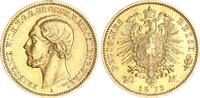 Mecklenburg-Strelitz 20 Mark 1873 A Friedrich Wilhelm 1860 - 1904 almost ef