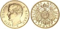 Bayern 10 Mark 1907 D Otto 1886 - 1913 vorzüglich / AU