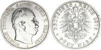 Preußen 5 Mark 1876 A Wilhelm I. 1861 - 1888 schön-sehr schön 39,00 EUR  Excl. 16,99 EUR Verzending