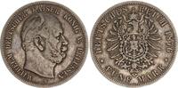 Preußen 5 Mark 1876 B Wilhelm I. 1861 - 1888 sehr schön 45,00 EUR  Excl. 16,99 EUR Verzending