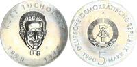 DDR 5 Mark 1990 A Gedenkmünze Kurt Tucholsky prägefrisch, stempelglanz 60,00 EUR  Excl. 16,99 EUR Verzending