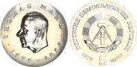 DDR 5 Mark 1975 A Gedenkmünze Thomas Mann prägefrisch, stempelglanz 25,00 EUR  Excl. 16,99 EUR Verzending