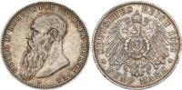 Sachsen-Meiningen 5 Mark 1902 D Georg II. 1866 - 1914 langer Bart sehr s... 495,00 EUR  Excl. 16,99 EUR Verzending