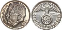 Drittes Reich 2 Reichsmarkgröße 1938 (spätere Prägung) Adolf Hitler - 18... 195,00 EUR  Excl. 16,99 EUR Verzending