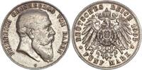 Baden 5 Mark 1903 G Friedrich I. 1856 - 1907 sehr schön 49,00 EUR  Excl. 16,99 EUR Verzending