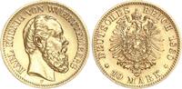 Württemberg 10 Mark 1880 F Karl 1864 - 1891 fast vorzüglich 795,00 EUR  Excl. 16,99 EUR Verzending
