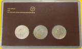 DDR  Martin Luther Ehrung 1983, Themensatz, 3 X 5 Mark BU (MS65-70)