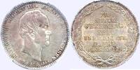 Sachsen, Königreich 1/3 Taler, 1/3 Sterbetaler (3/30Wa) Friedrich August II., 1/3 Sterbetaler 1854 F, AKS 119 PCGS MS62 PCGS MS62, reizvolle Farb...