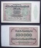 deutschland, reichsbank 500.000 mark reichsbank, 500.000 mark 1923 bankfrisch 87b -