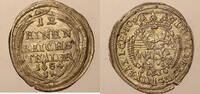 Sachsen 1/12 Taler Coburg Albrecht 3.., Hanau -