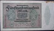 Deutschland Inflation 500000 mark Inflation 1919-1924 -