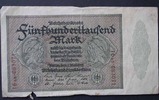 Deutschland Inflation 500000 mark Inflation 1919-1924 -