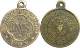 Wallfahrt Wallfahrtsmedaille pre 1878 pius 9. ehrenwache des h.h. herzens VF / vzgl+ /-